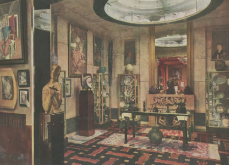Studio Saint-James, demeure de Jacques Doucet, à Neuilly-sur-Seine Image parue dans L’Illustration, 3 mai 1930