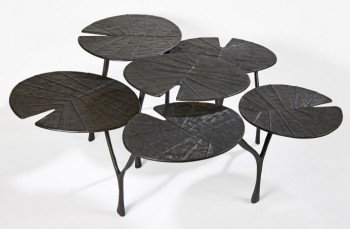 Bronze Table basse LOTUS de Franck Evennou