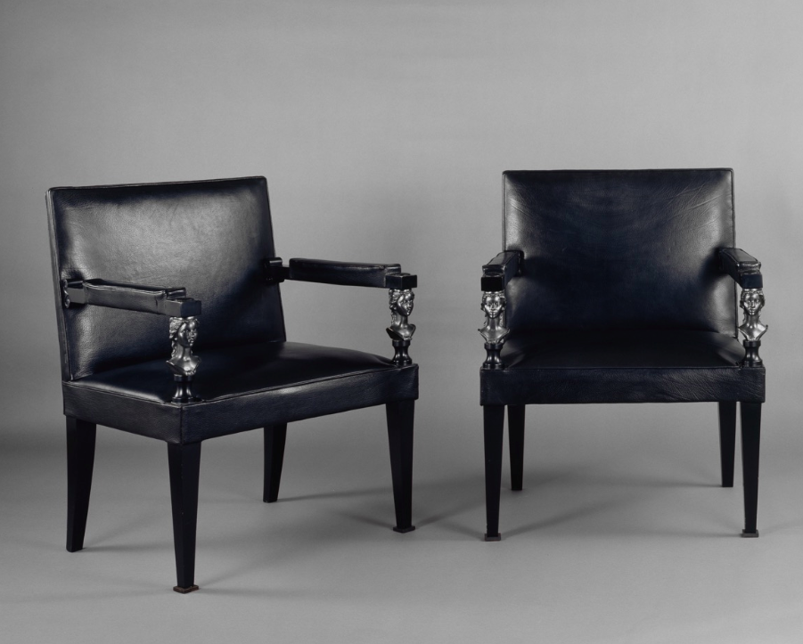 Pairs of chairs by André Arbus